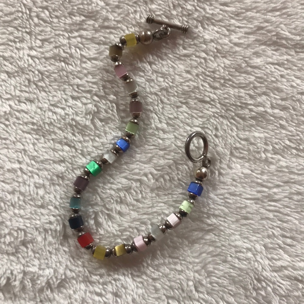 Rainbow beaded bracelet